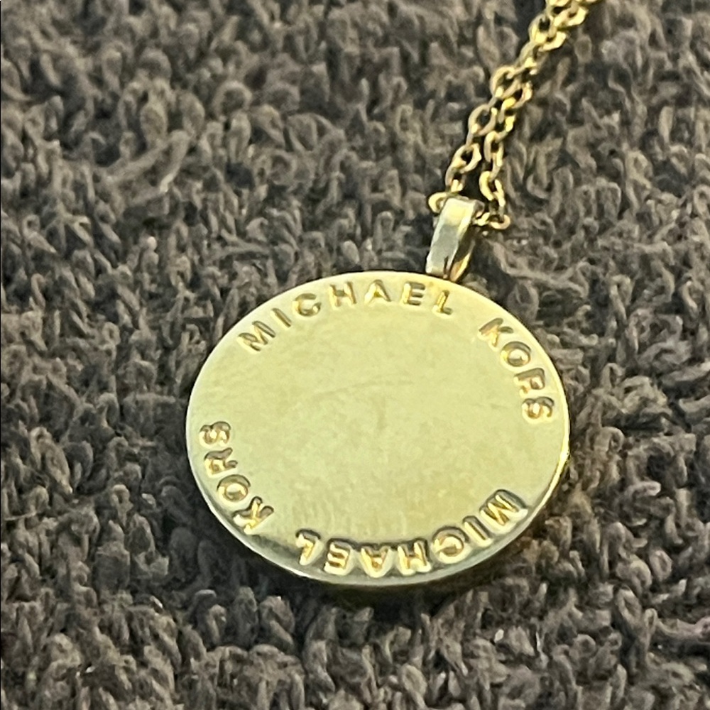 Michael Kors Gold Necklace and Earring Set - Picture 5 of 7
